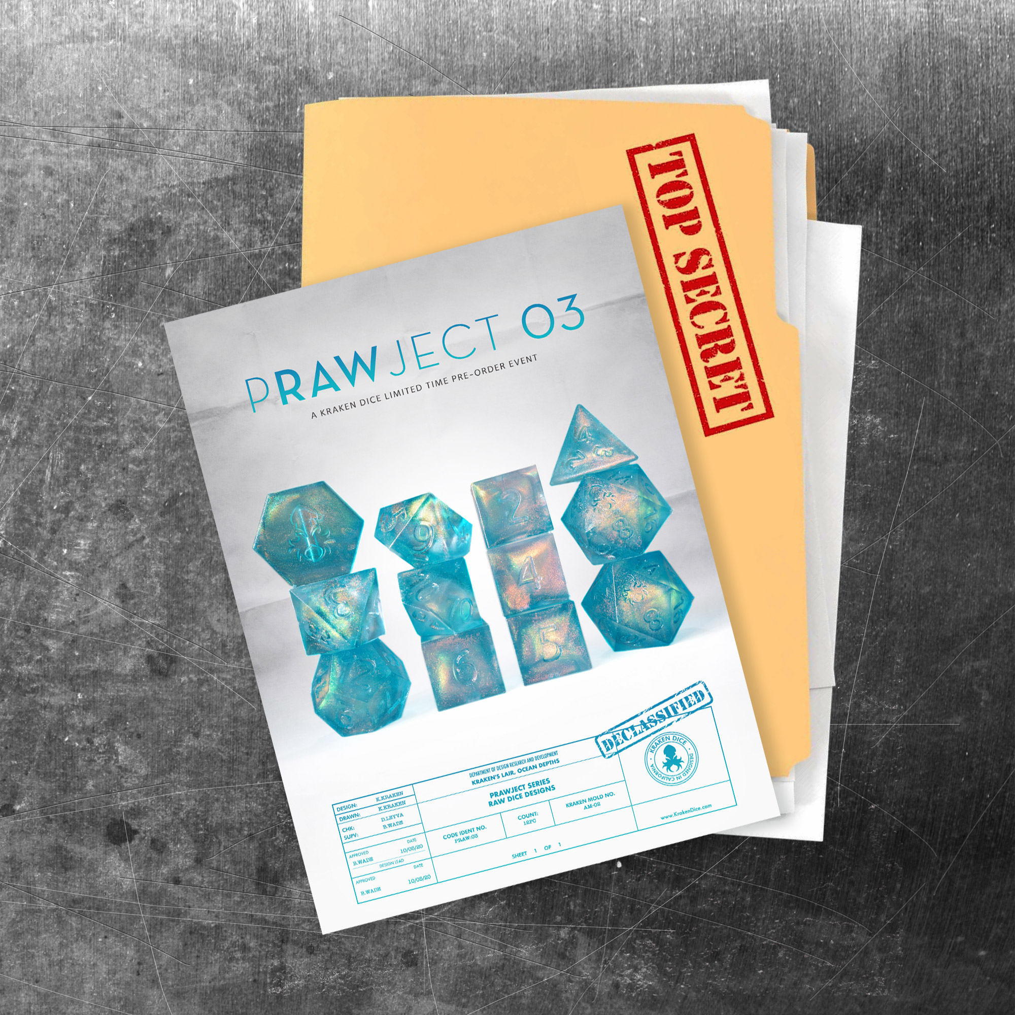 PRAWJECT 03 Dice Set