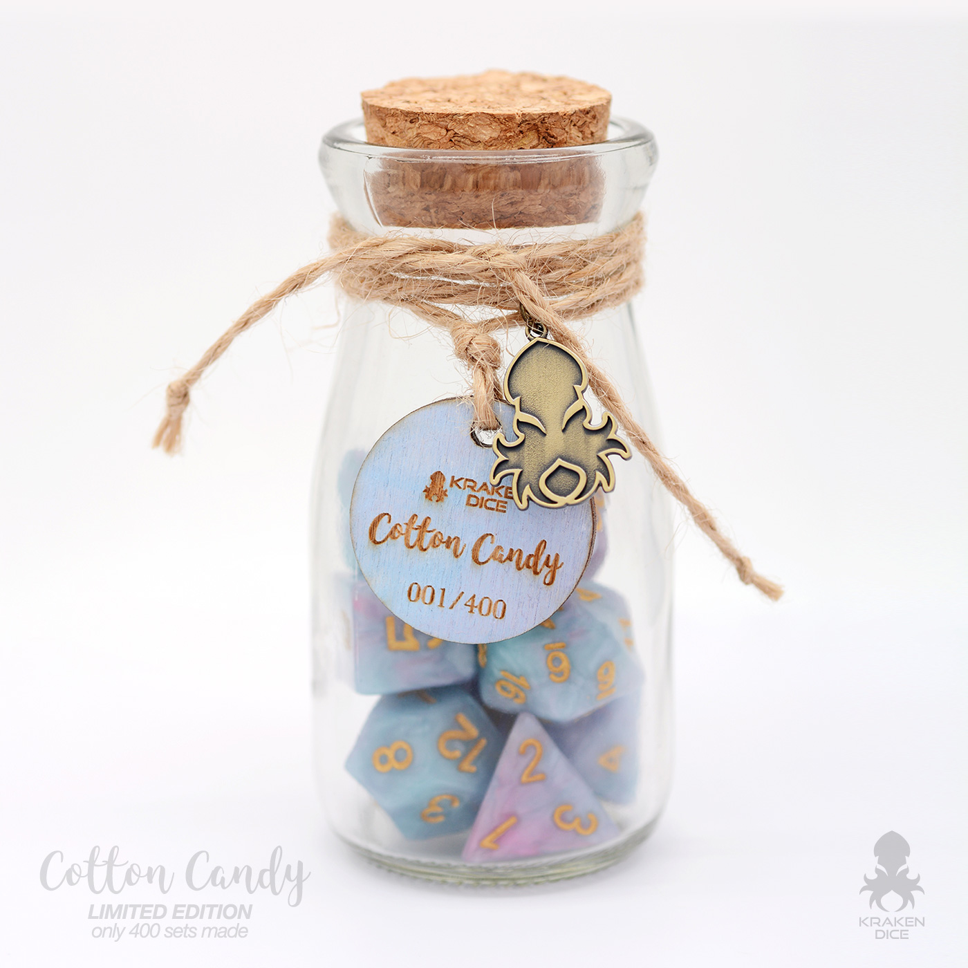 Cotton Candy 10pc Dice Set