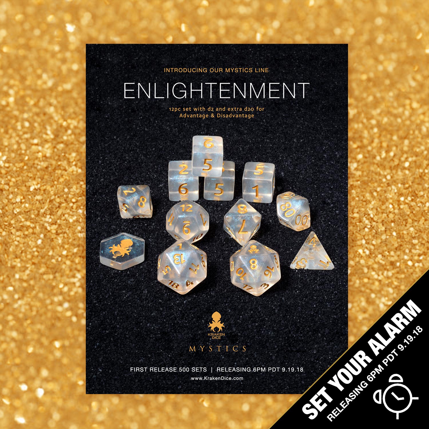 Enlightenment 12pc Dice Set