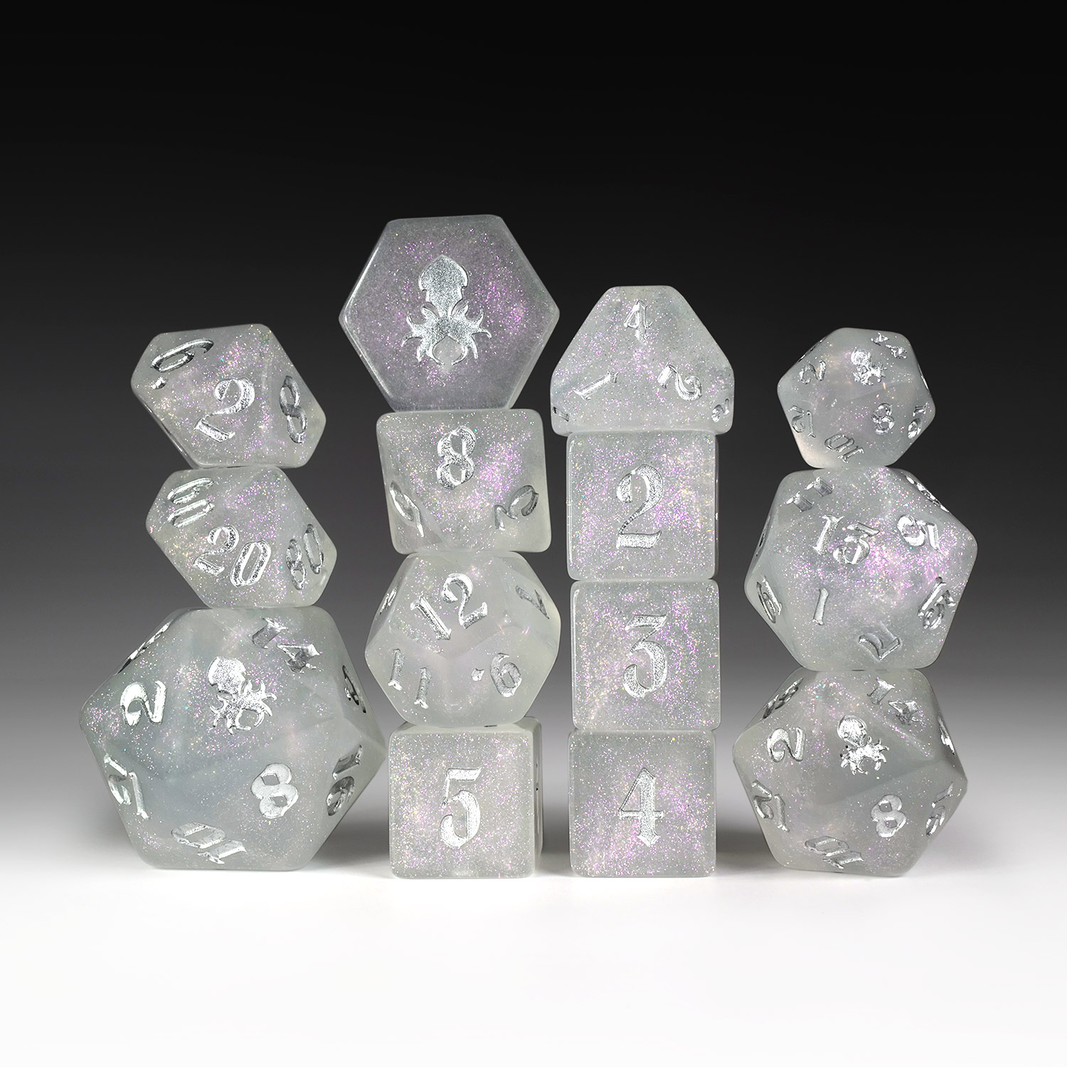 Lunar Shift UV Reactive Dice Set