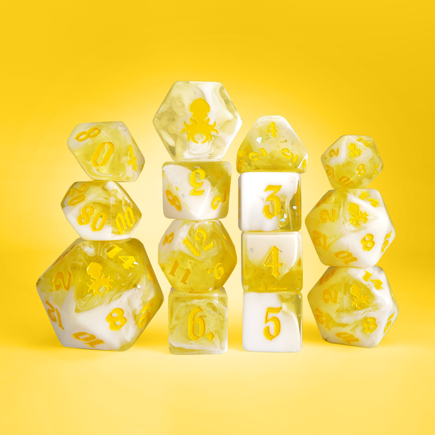 Pineapple Cream Soda 14pc Dice Set