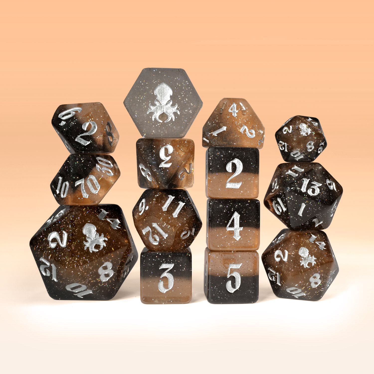 Sahara Sunset 14pc Dice Set