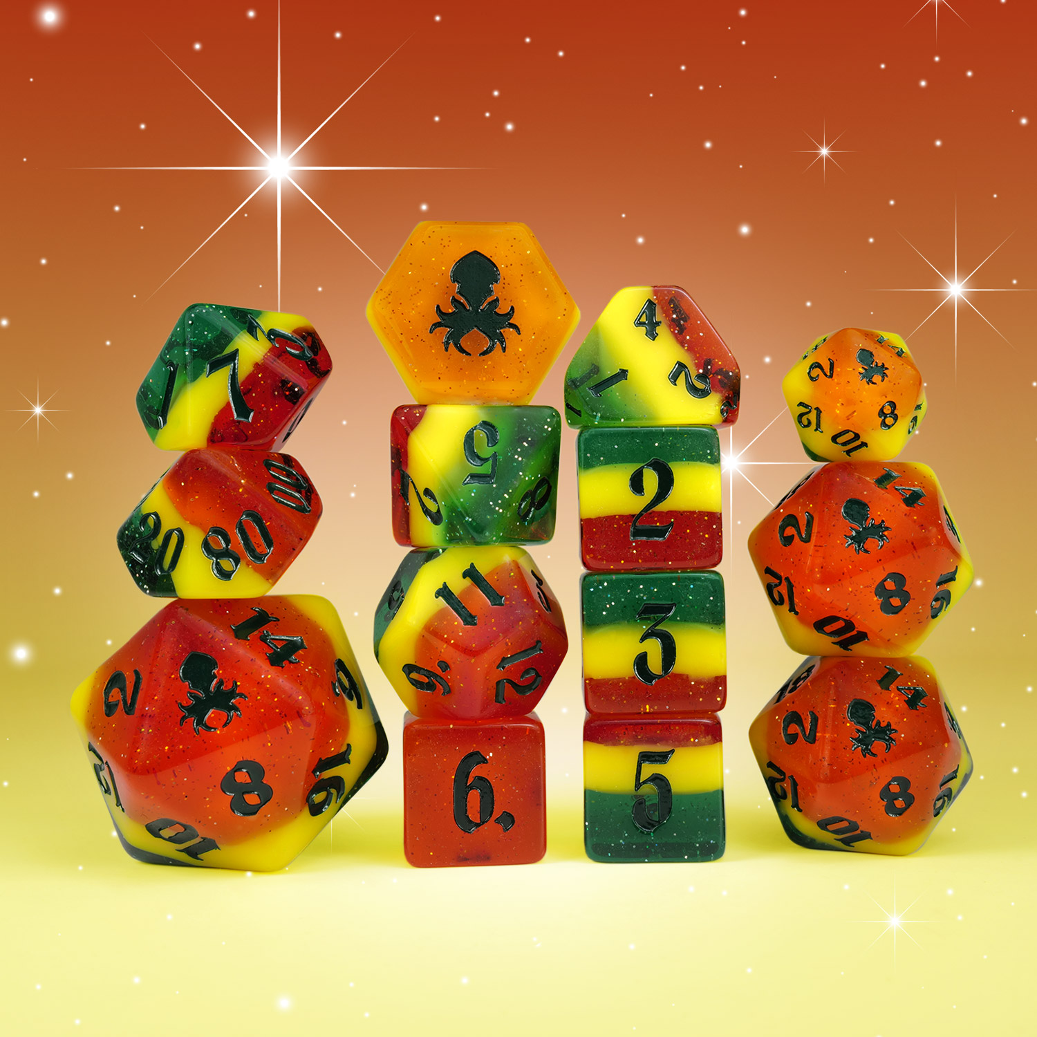 Fruitcake 3: Electric Bugaloo Dice Set