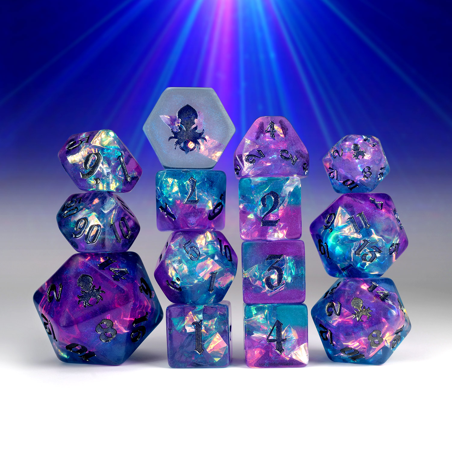 Arctic Disco 14pc Dice Set