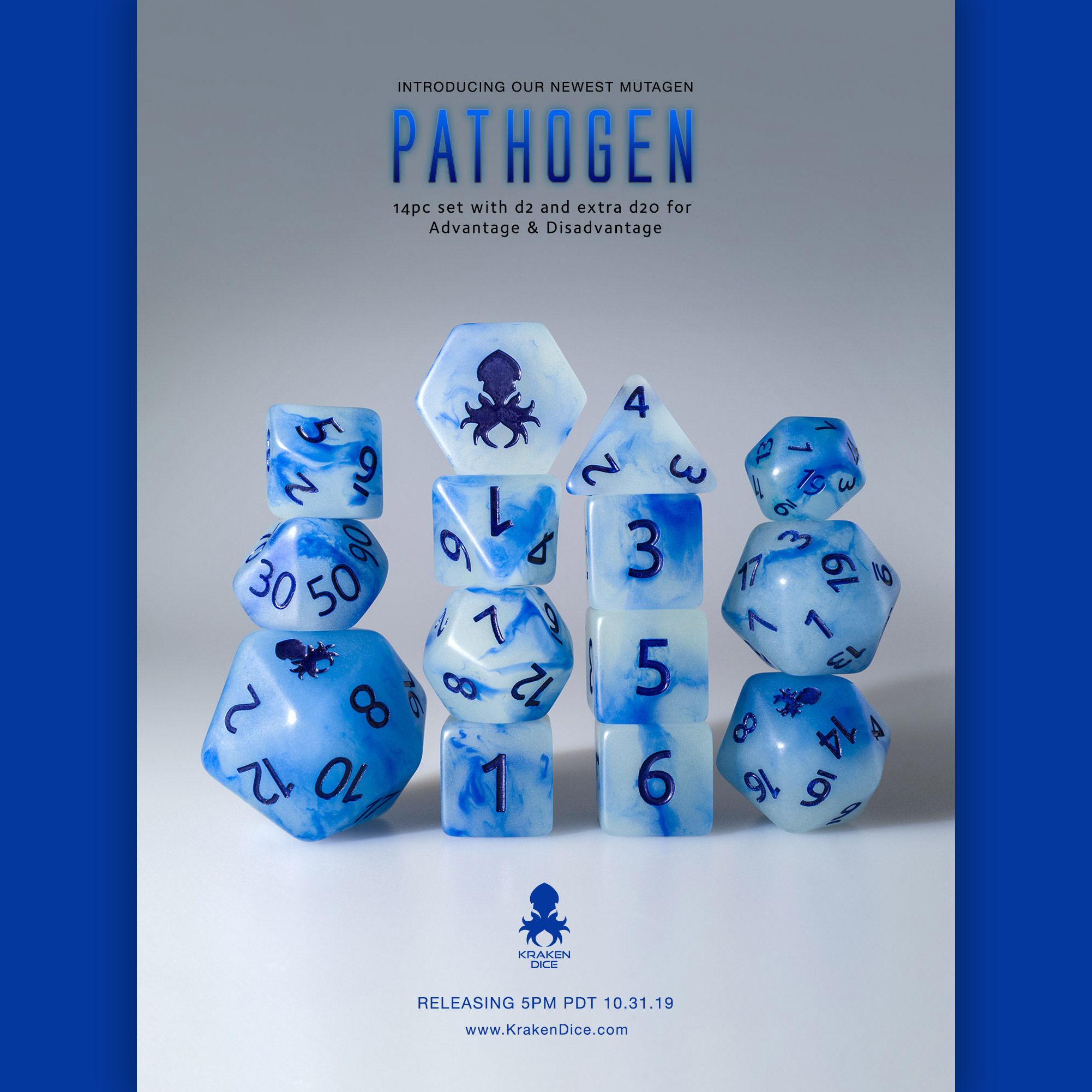 Pathogen 14pc Dice Set