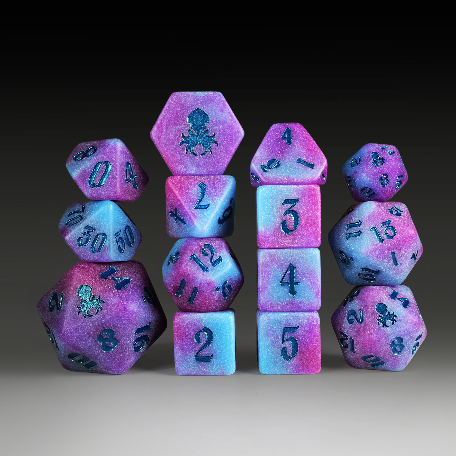 Ronin 14pc Matte Dice Set