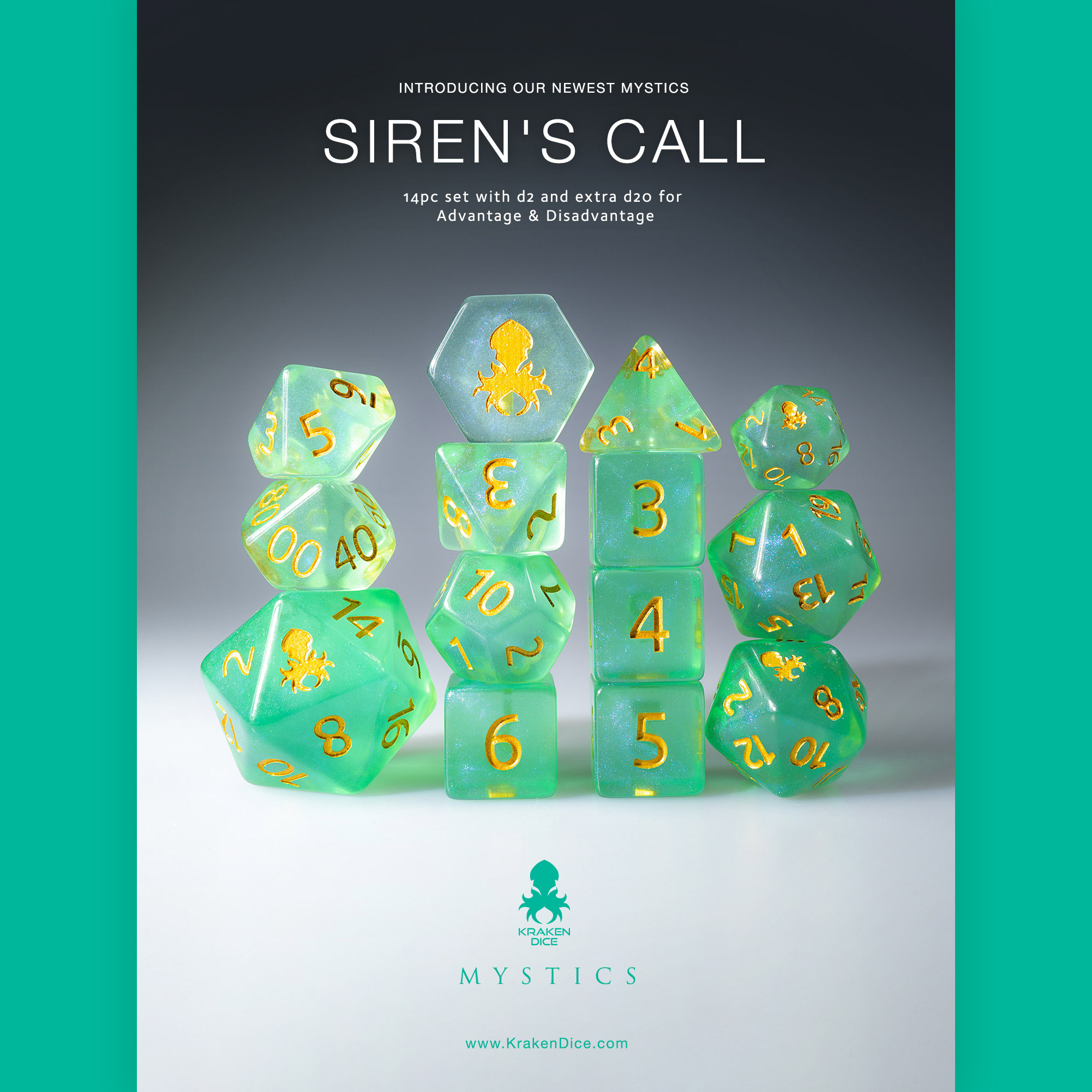 Siren’s Call Dice Set
