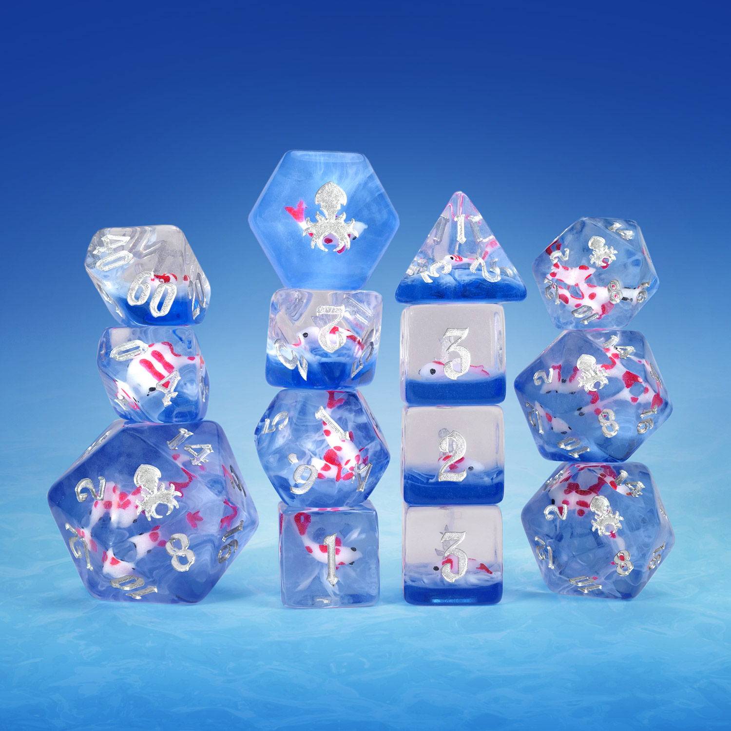 Spirits of the Moon Dice Set: Marine Spirit