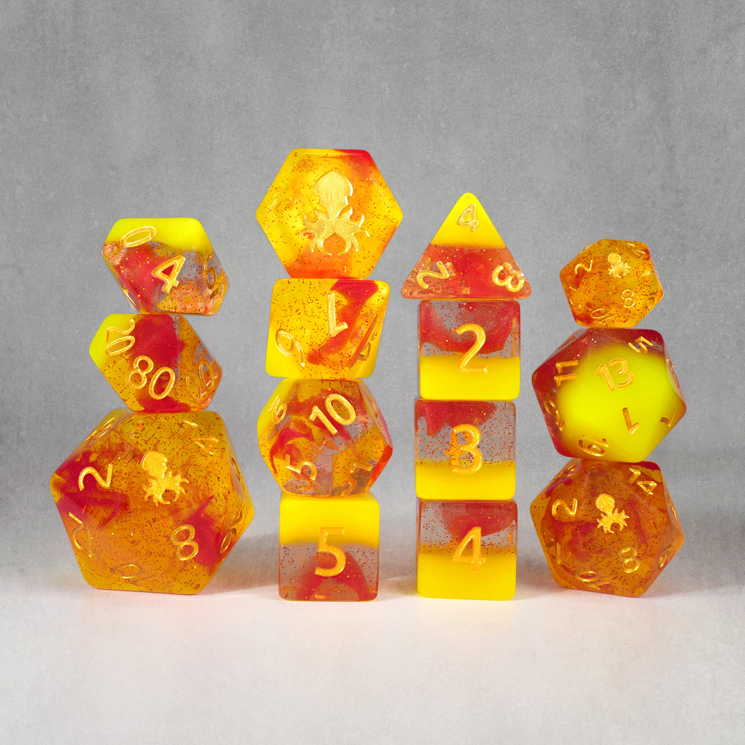 MagmaFlow 2: Lava Lamp 14pc Dice Set