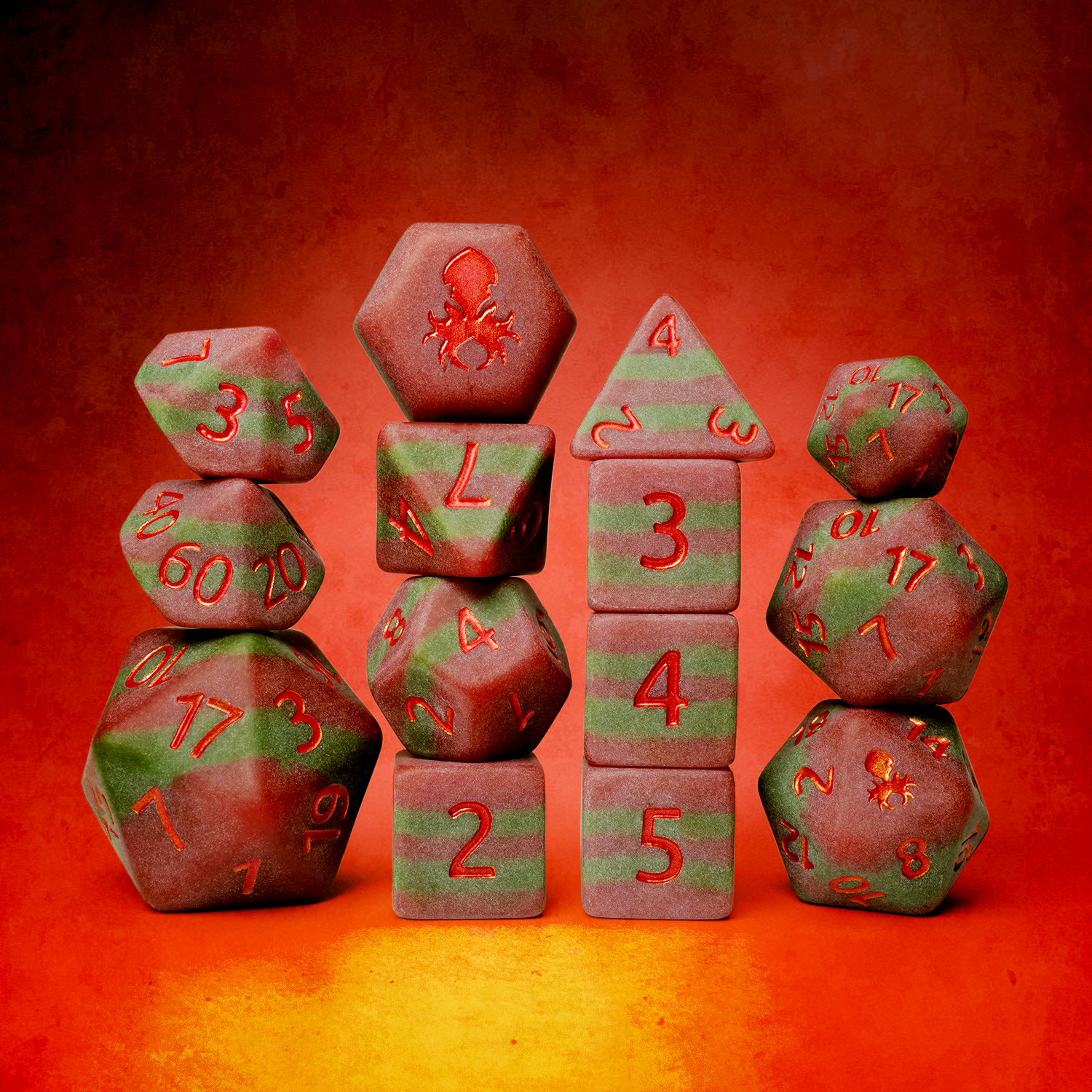 The Nightmare 14pc Horror Themed Dice Set