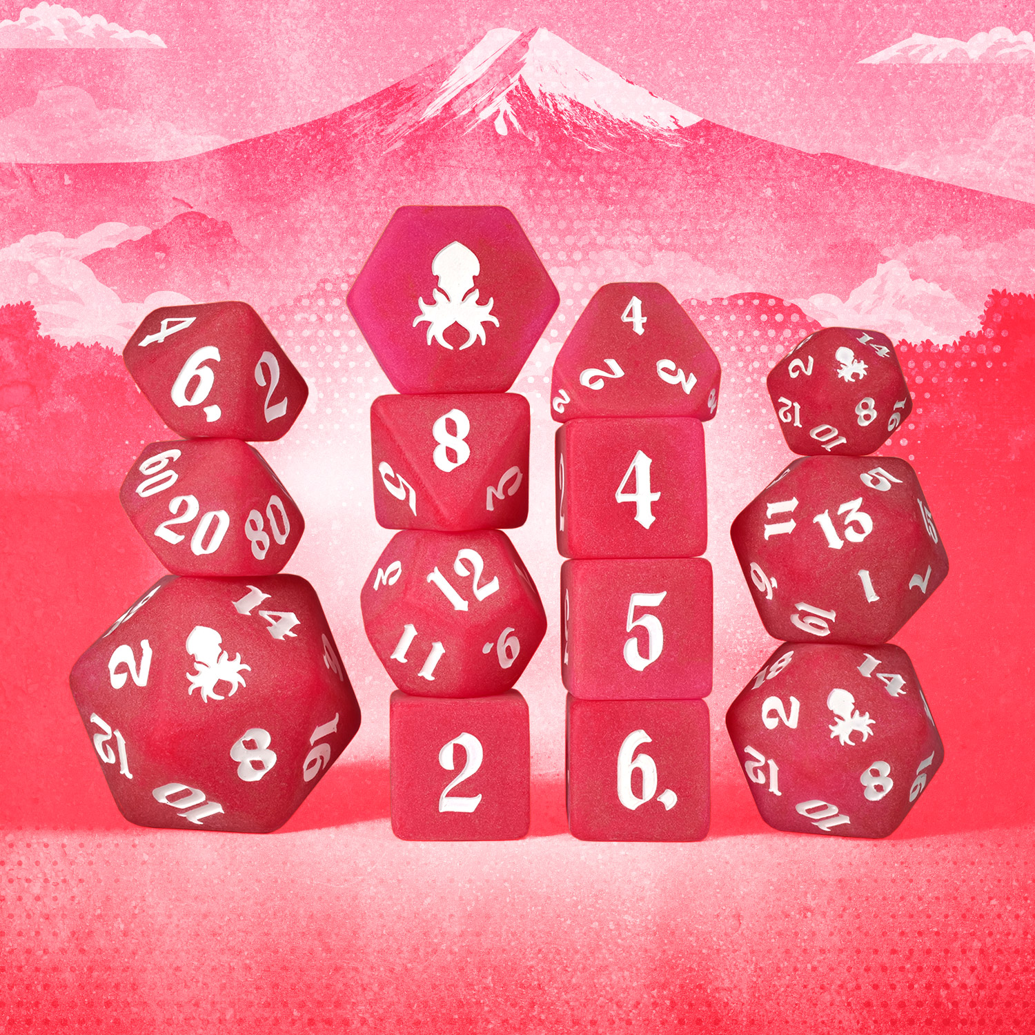 Blood Moon 14pc Dice Set