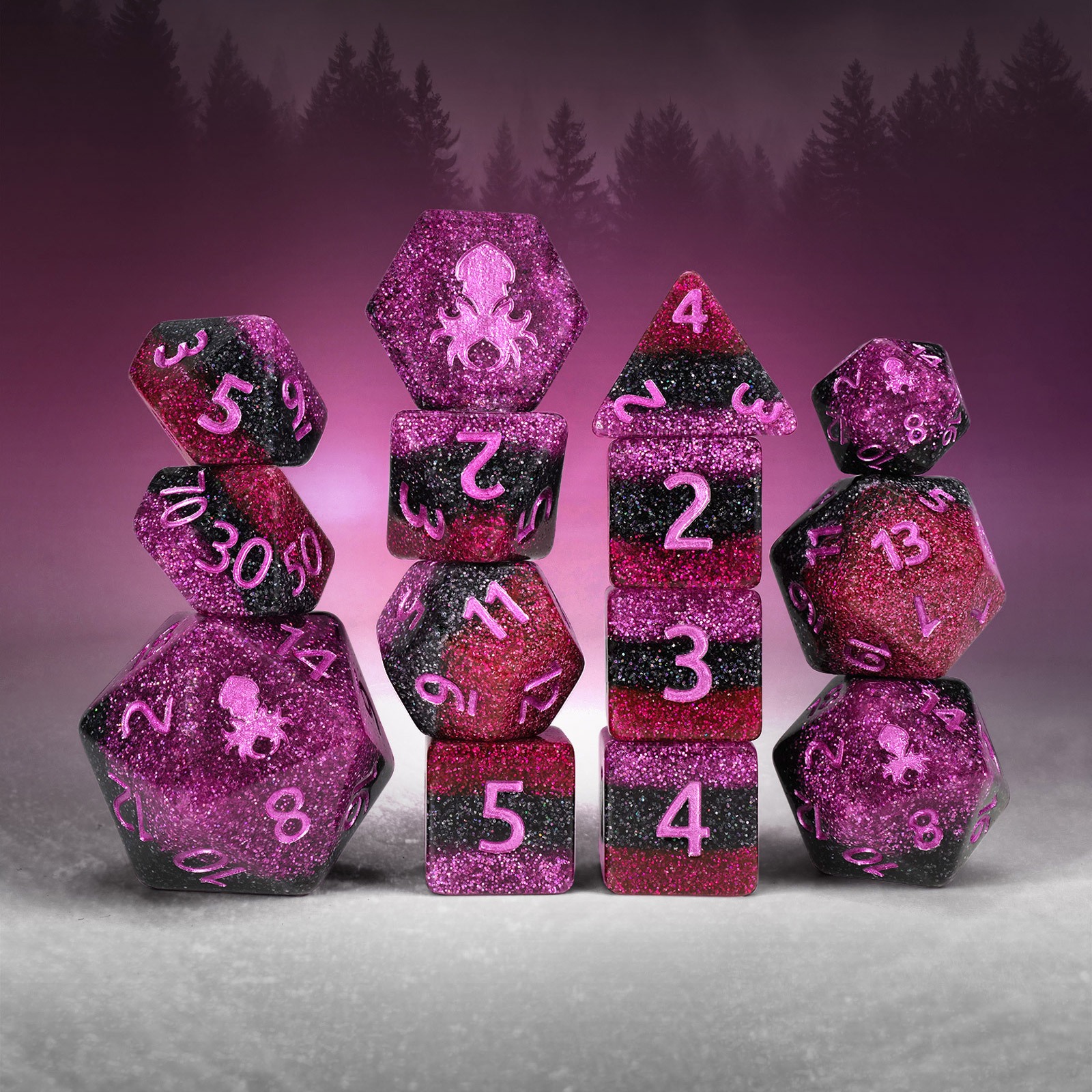 Bewitched 14pc Dice Set