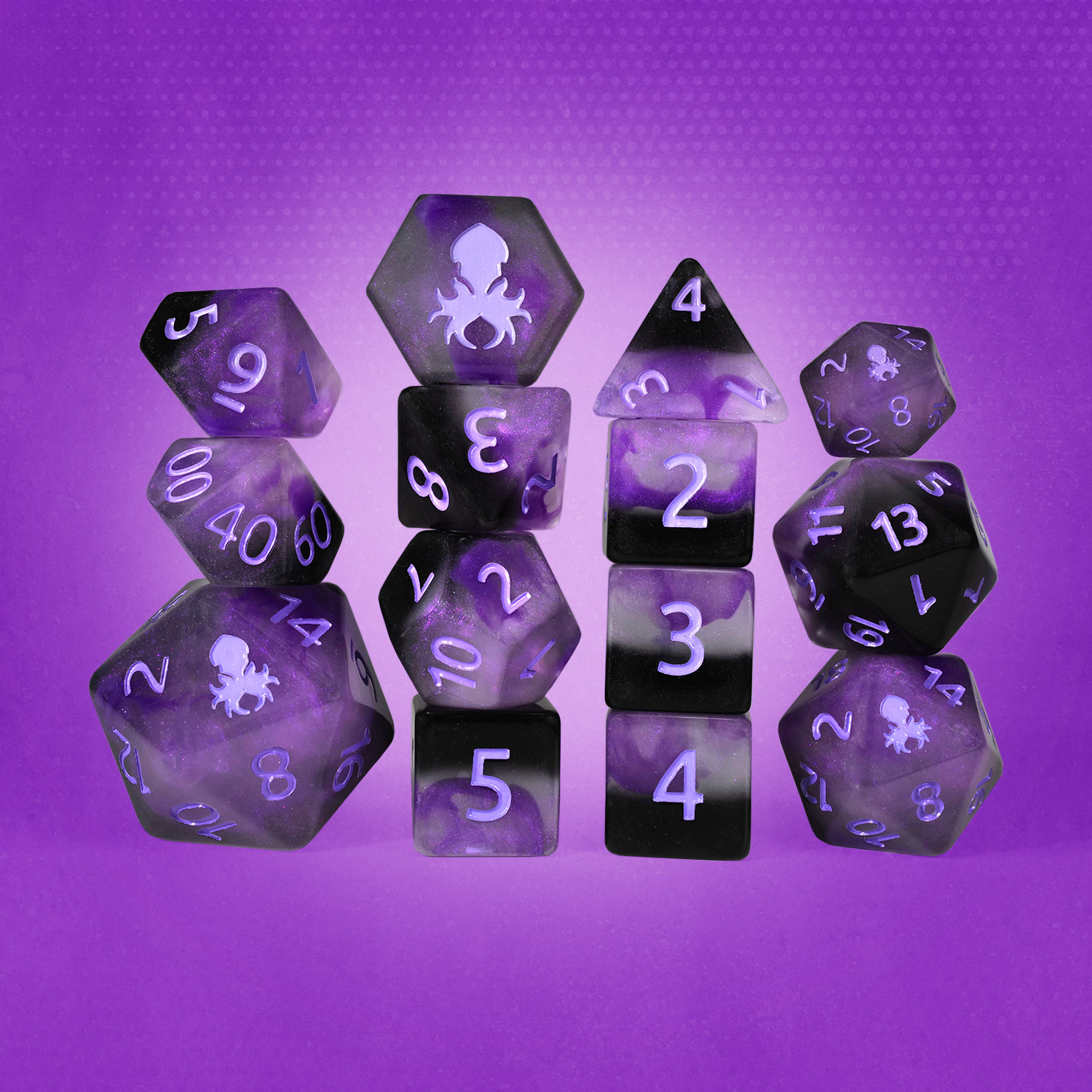 Grapeula 14pc Dice Set