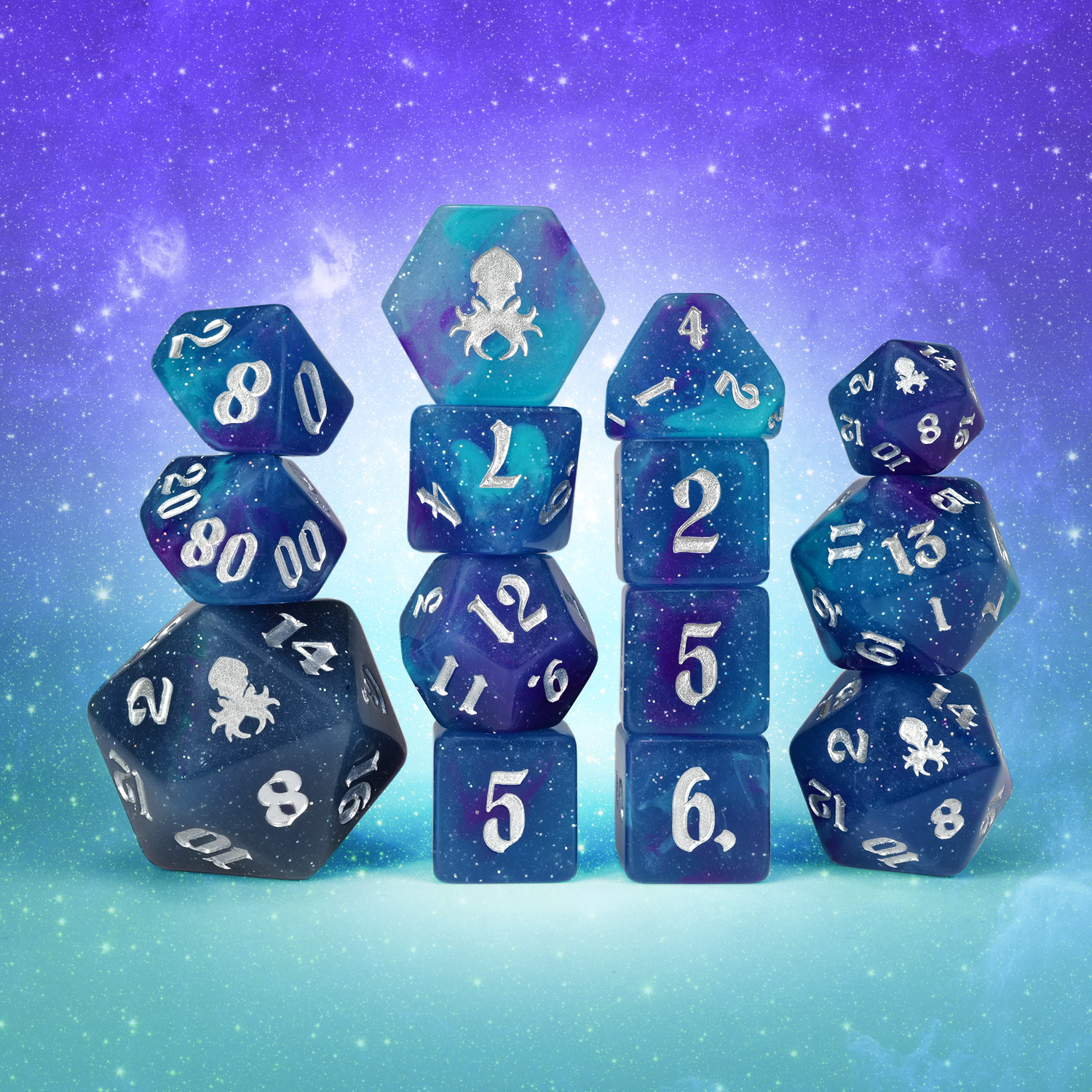 Quantum 14pc Heat Reactive Dice Set