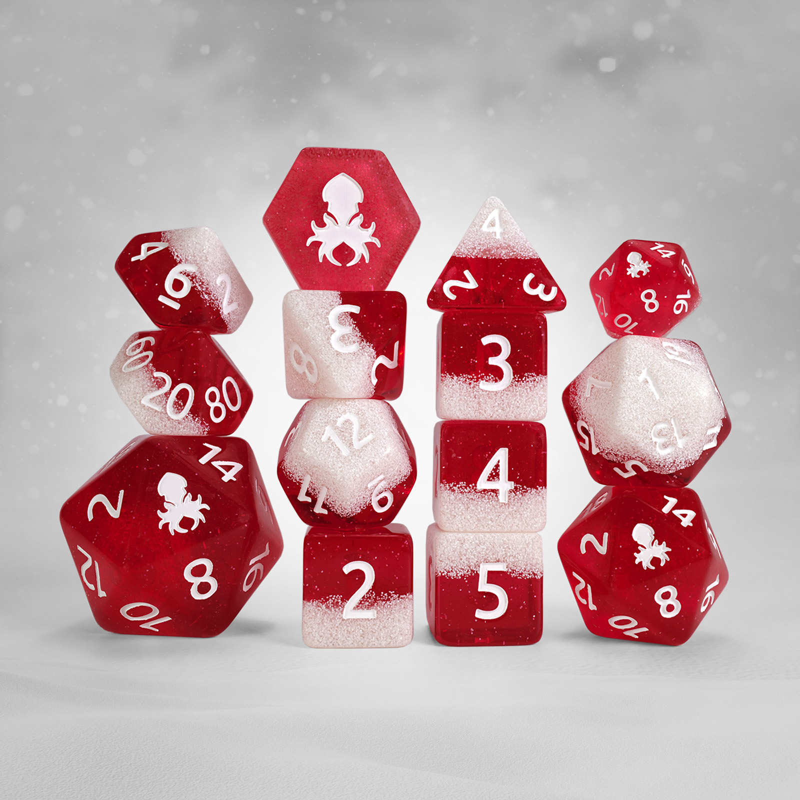 Here Comes Santa 14pc Dice Set