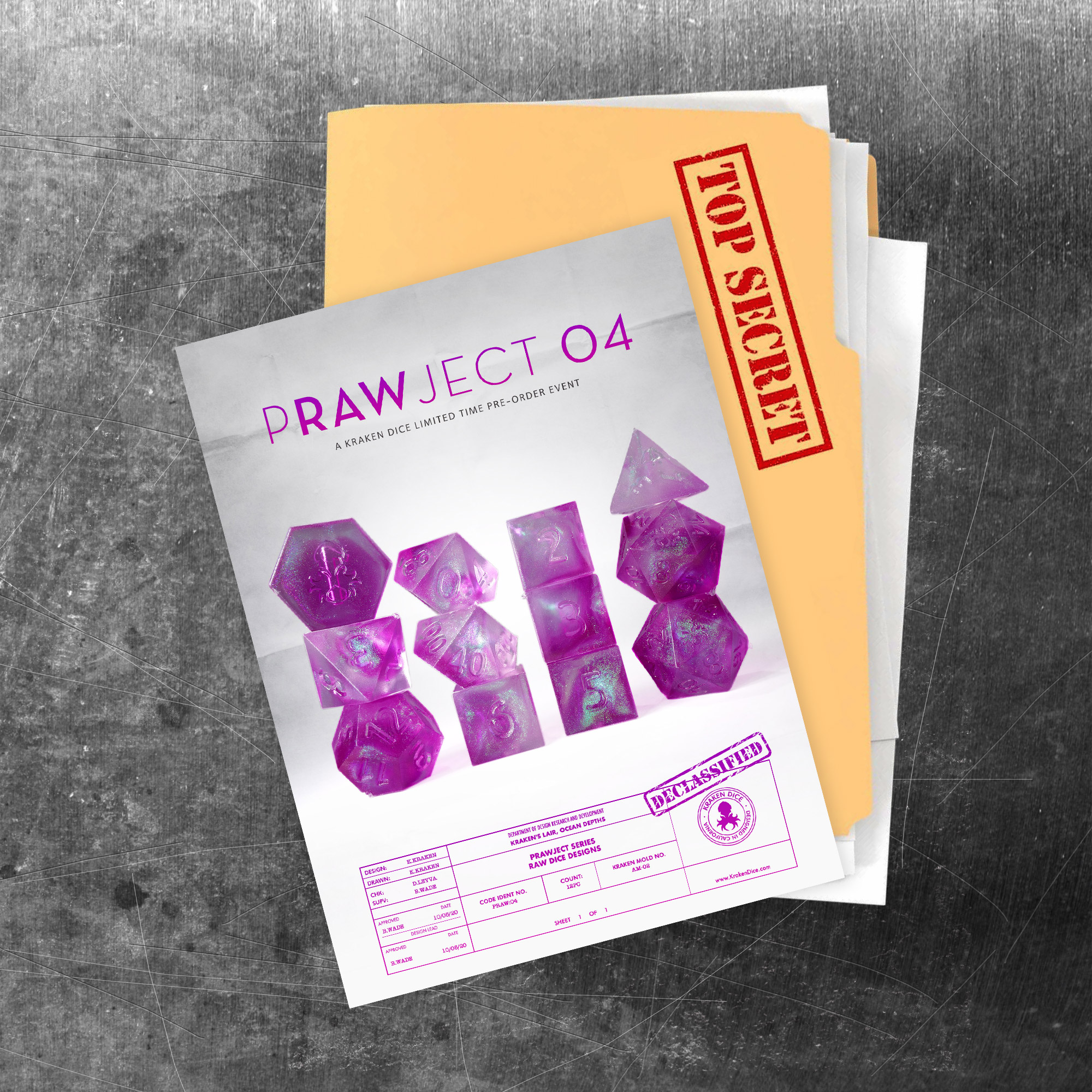 PRAWJECT 04 Dice Set