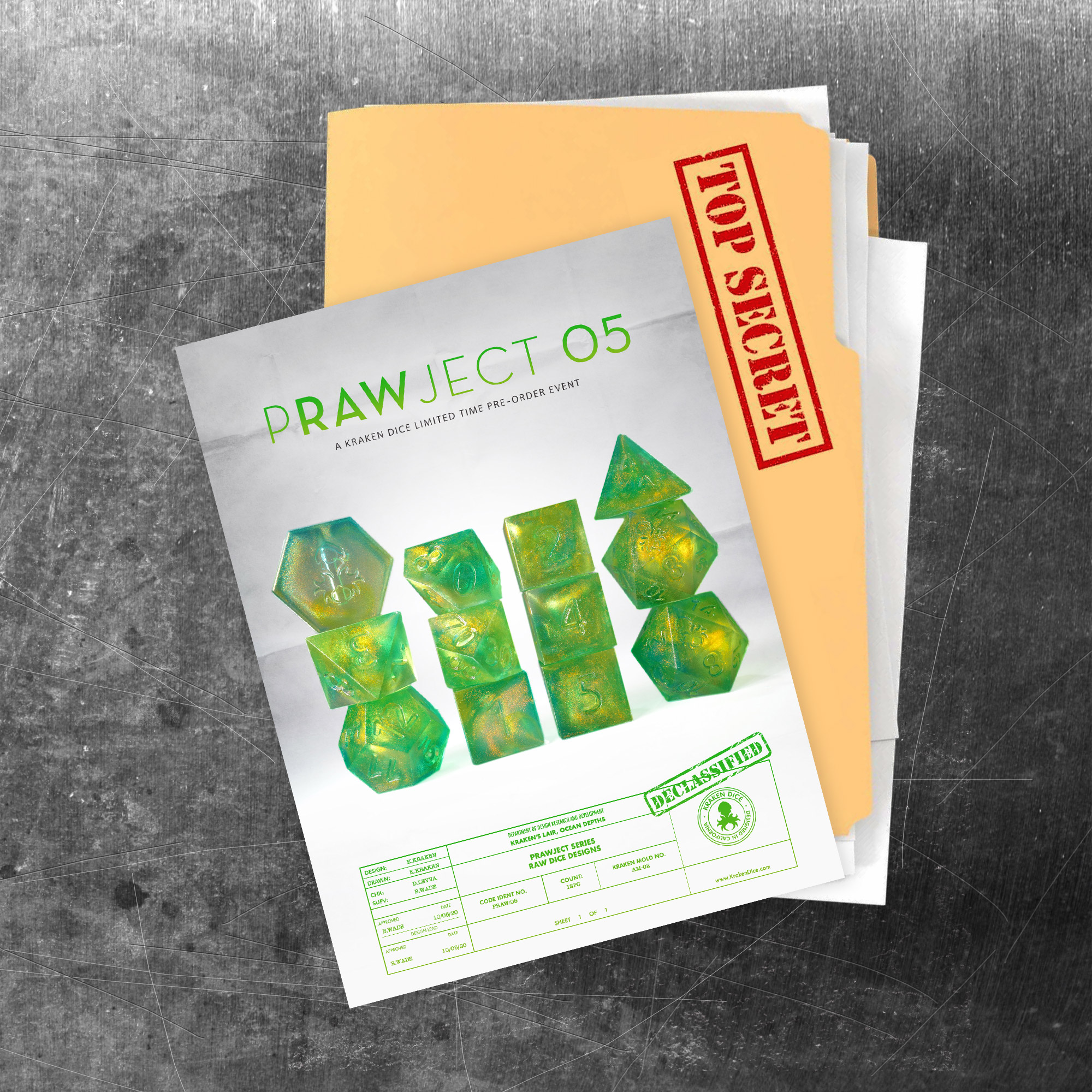 PRAWJECT 05 Dice Set