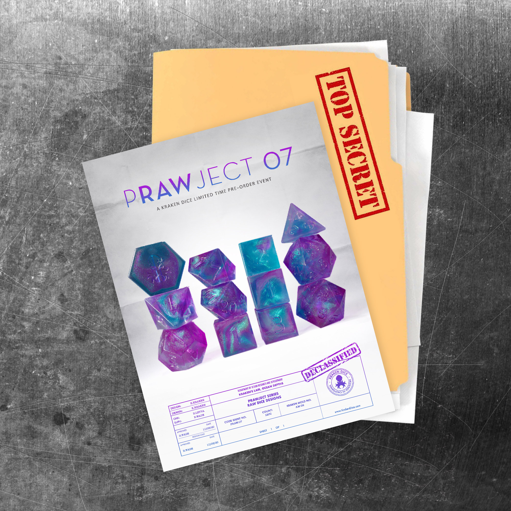 PRAWJECT 07 Dice Set