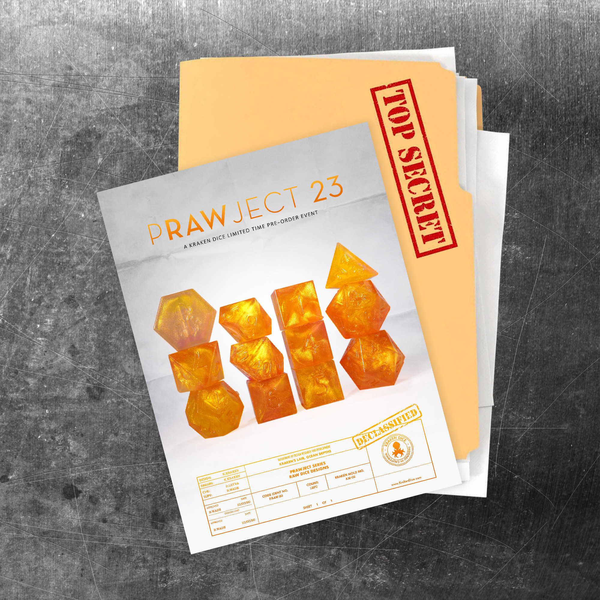 PRAWJECT 23 Dice Set