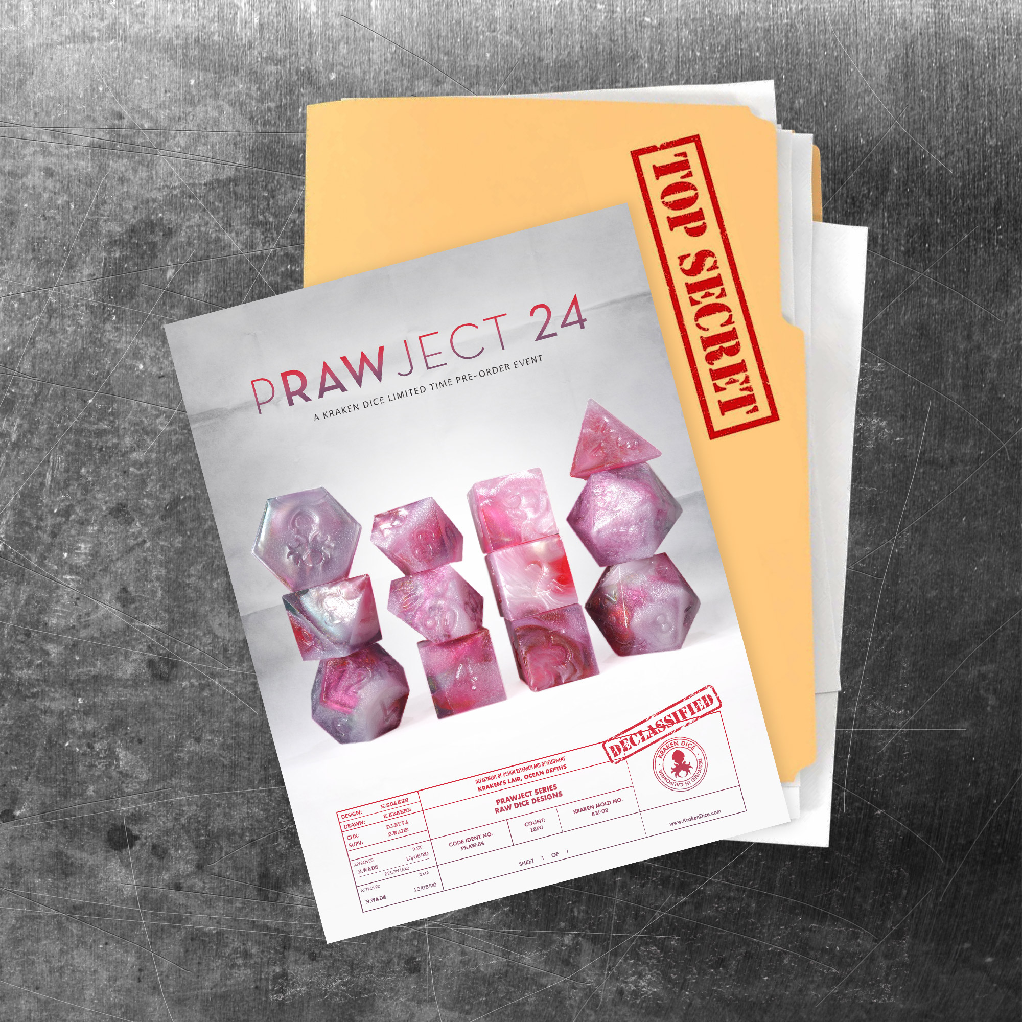 PRAWJECT 24 Dice Set