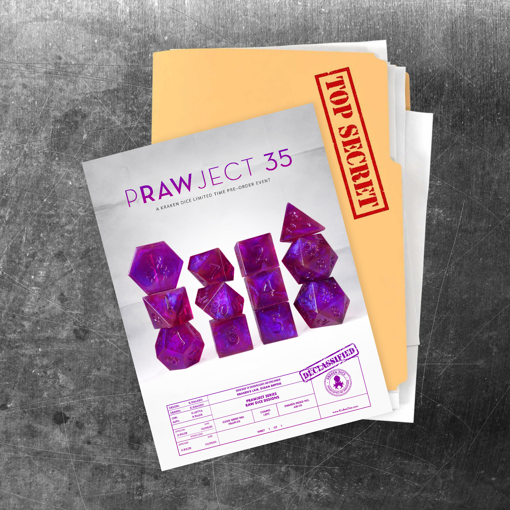 PRAWJECT 35 Dice Set