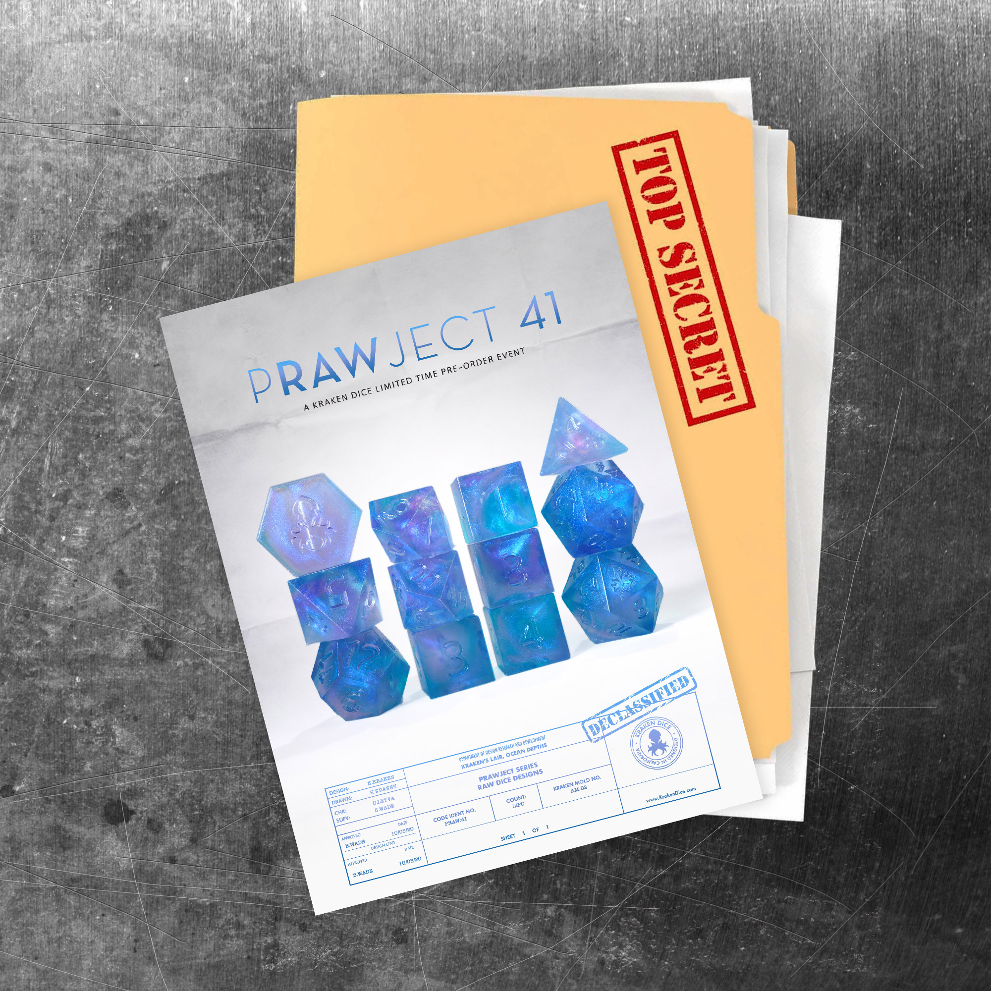 PRAWJECT 41 Dice Set