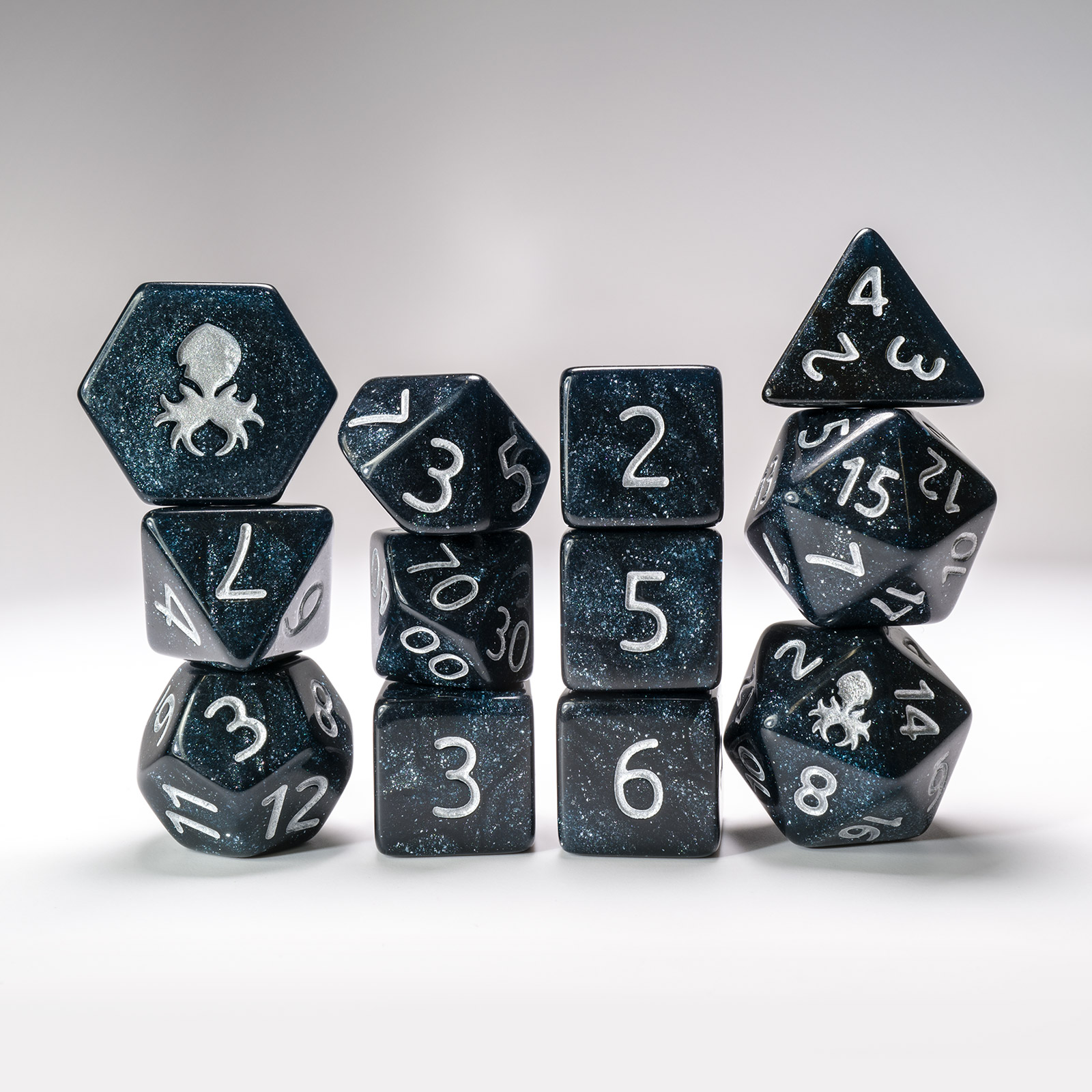 Abyss 12pc Glimmer Dice Set