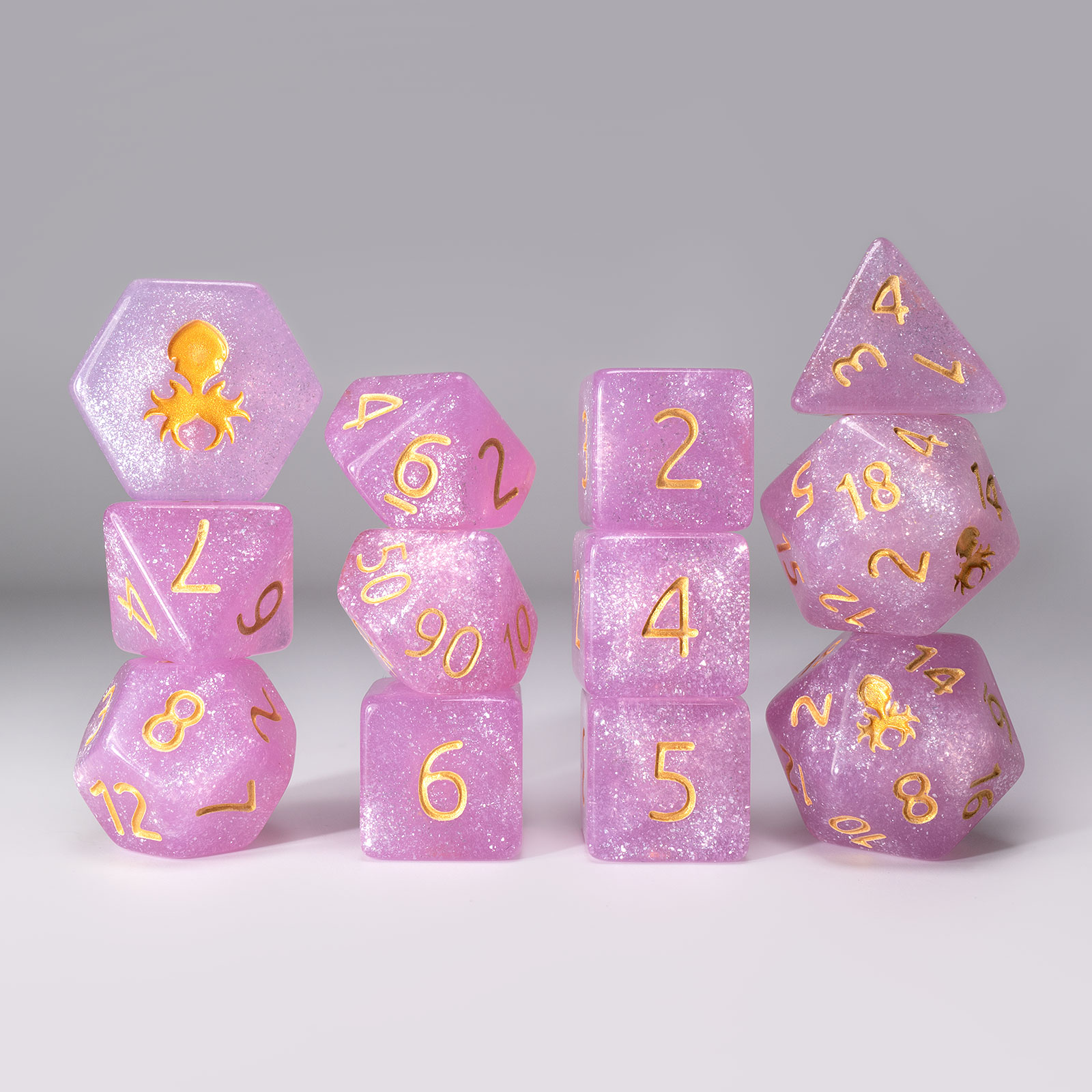 Begonia 12pc Glimmer Dice Set