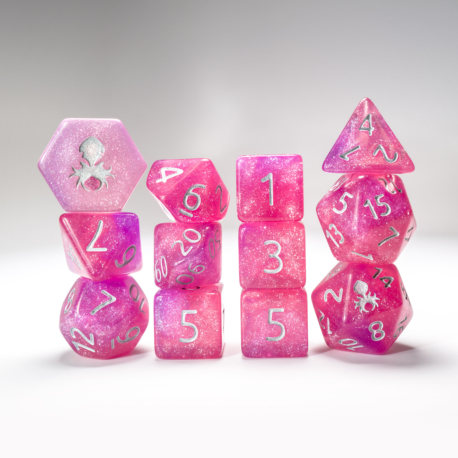 Hydrangea 12pc Glimmer Dice Set