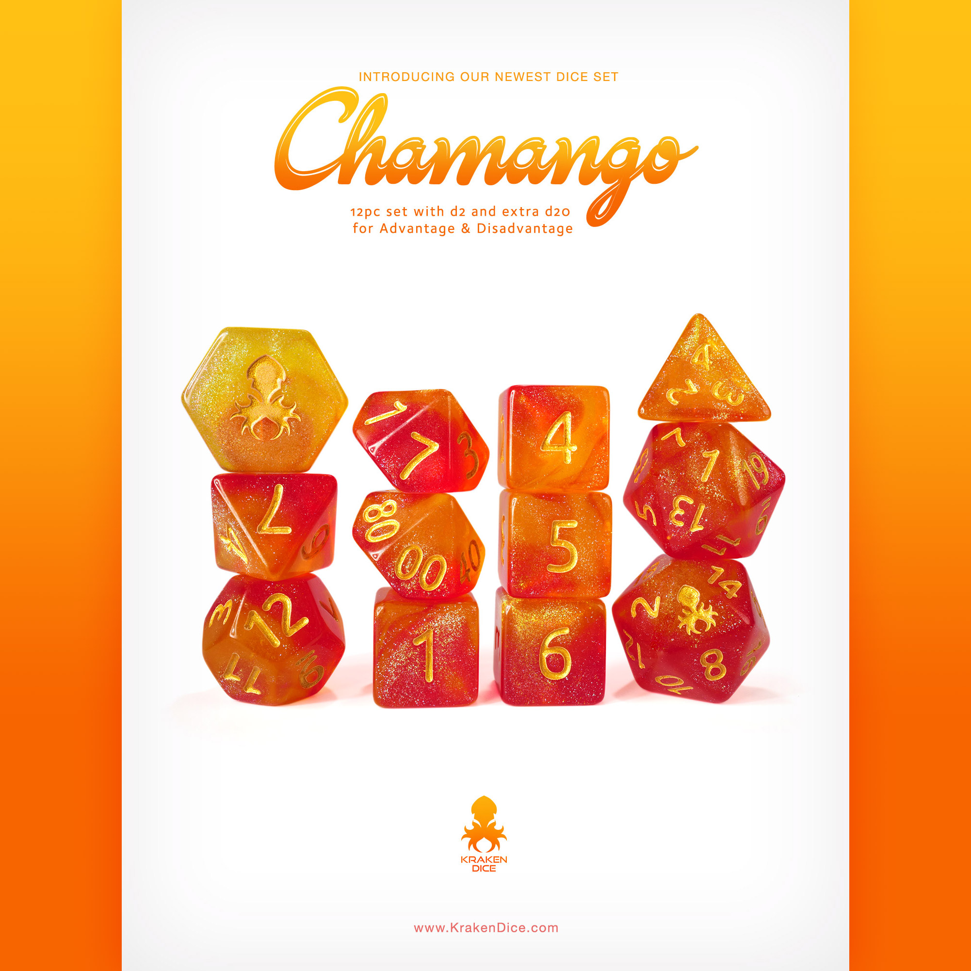 Chamango Rock Candy Dice Set