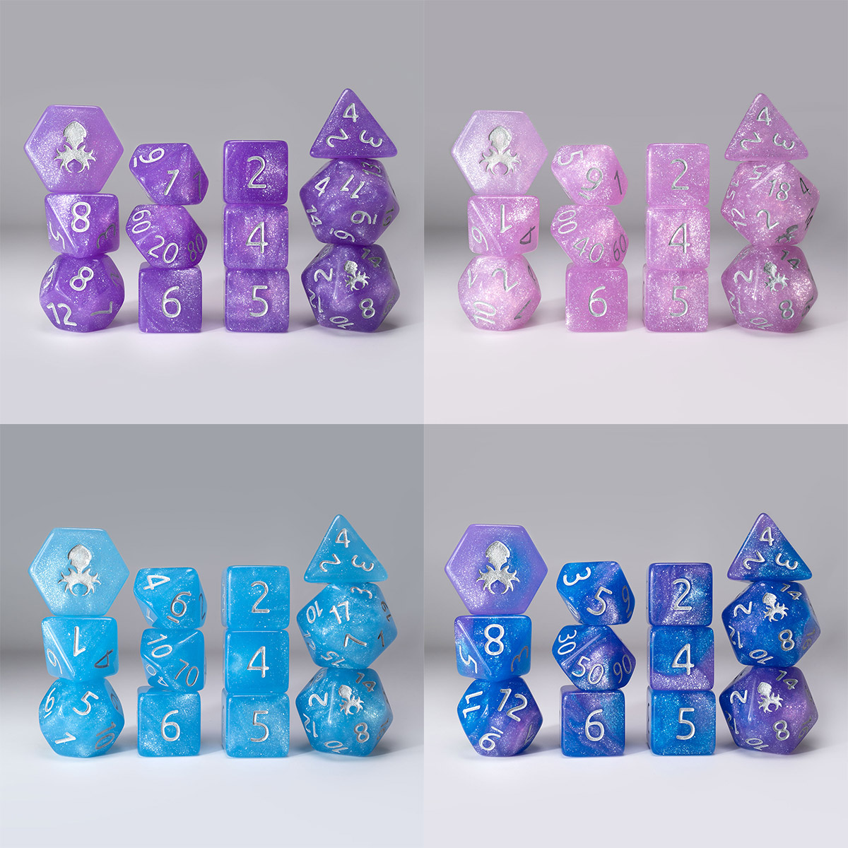Pony 12pc Glimmer Dice Sets