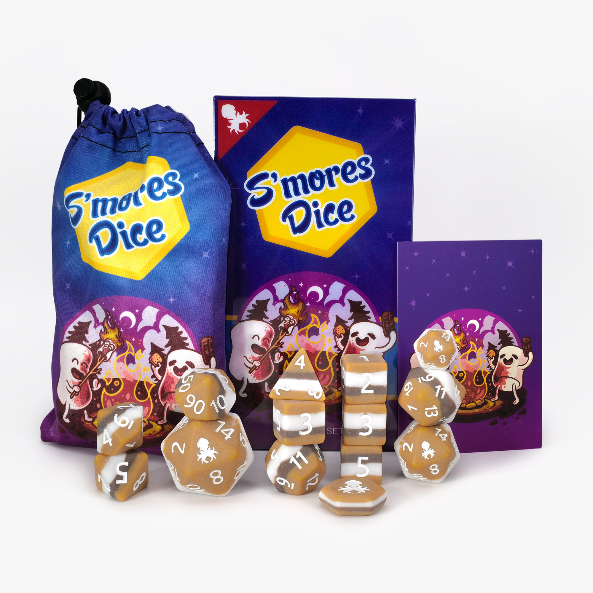 S’Mores 14pc Dice Set